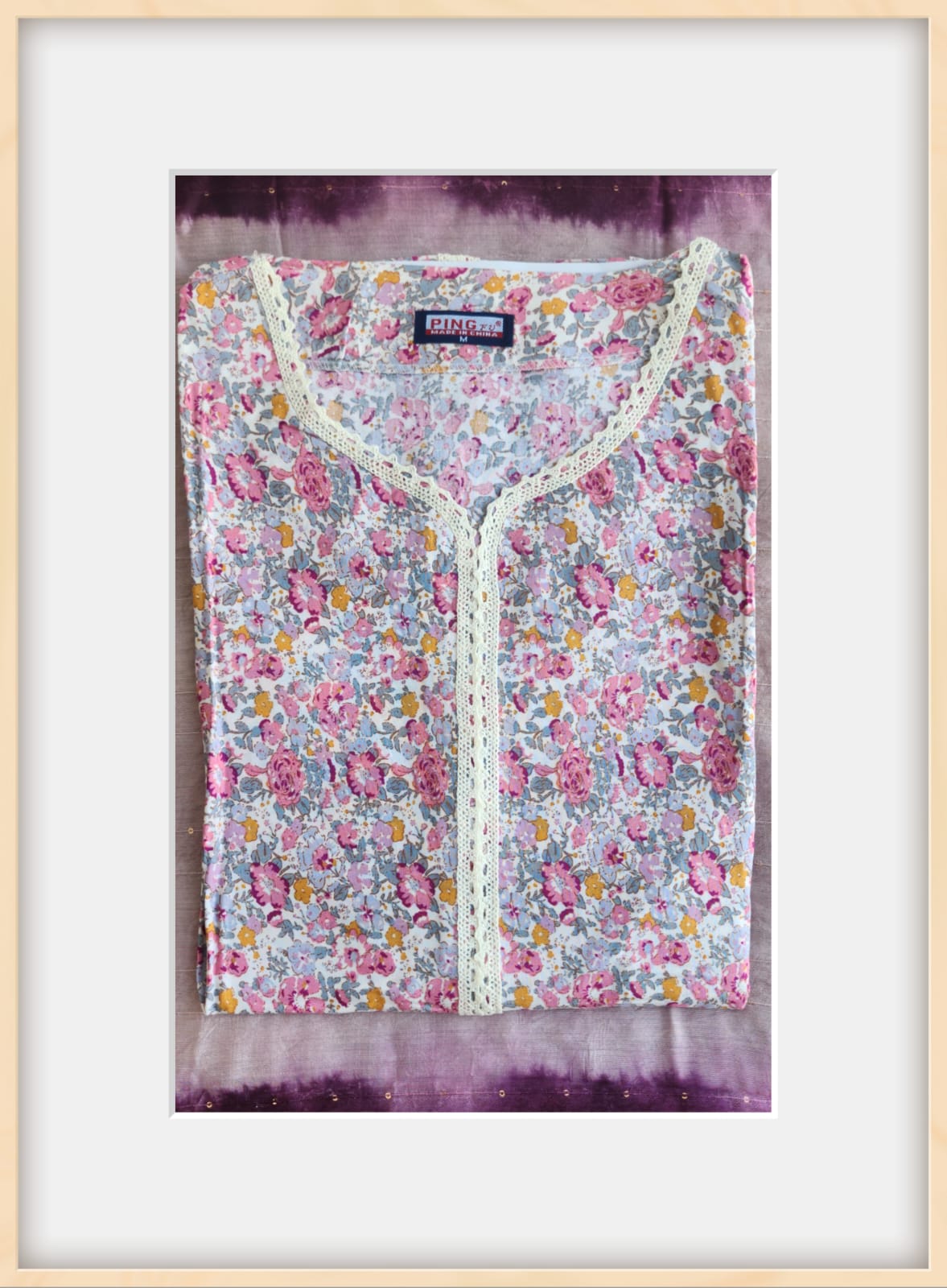 Printed Cotton Dubai Nighty